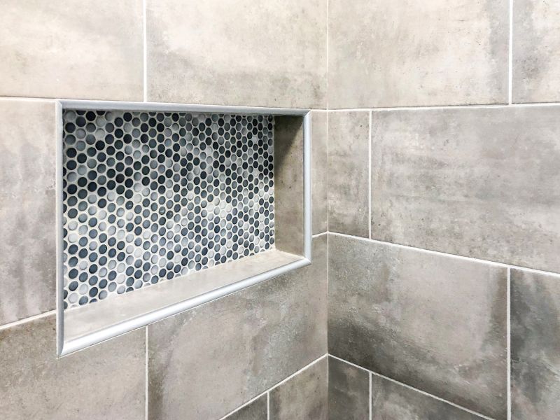 Space-Saving Shower Niche